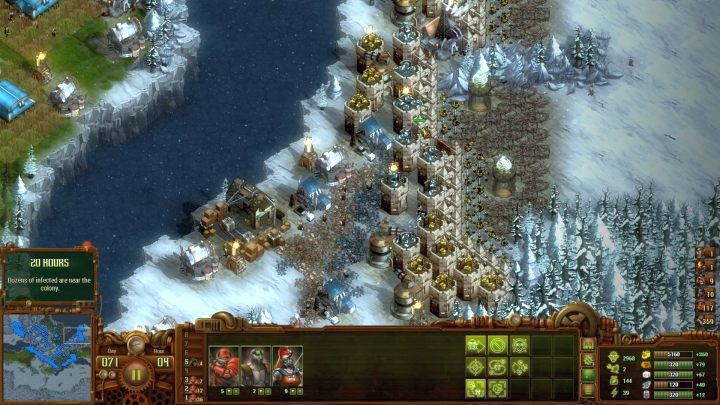 Tego typu umocnienie pozwoli Ci bez problemu pokonać olbrzymy. - Pustkowie Olbrzymów | Solucja They Are Billions - They Are Billions - Poradnik Do Gry