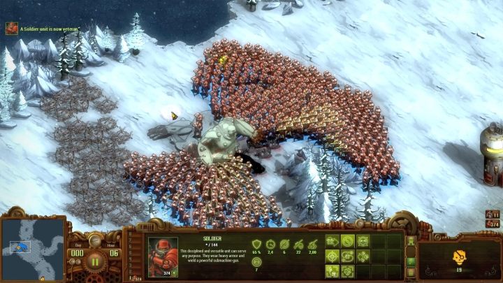 Rozkazuj Żołnierzom atakować pojedynczy cel - w ten sposób olbrzymy będą padać szybciej. - Horda zarażonych #14 | Solucja They Are Billions - They Are Billions - Poradnik Do Gry