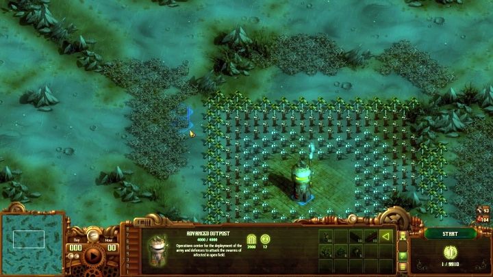 Ponownie najlepiej sprawdza się obrona ulokowana dookoła głównego budynku. - Horda zarażonych #15 | Solucja They Are Billions - They Are Billions - Poradnik Do Gry