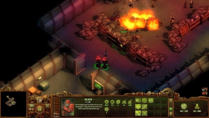 Barykady pozwalają Twoim jednostkom na bezpieczne prowadzenie ognia. - Misja 02 - Ostatni Bunkier (The Last Bunker) | Solucja They Are Billions - They Are Billions - Poradnik Do Gry