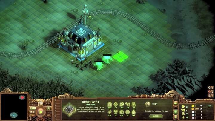 Początkowa rozbudowa niczym nie różni się od poprzednich misji. - Gniazdo Harpii (The Nest of the Harpy) | Solucja They Are Billions - They Are Billions - Poradnik Do Gry