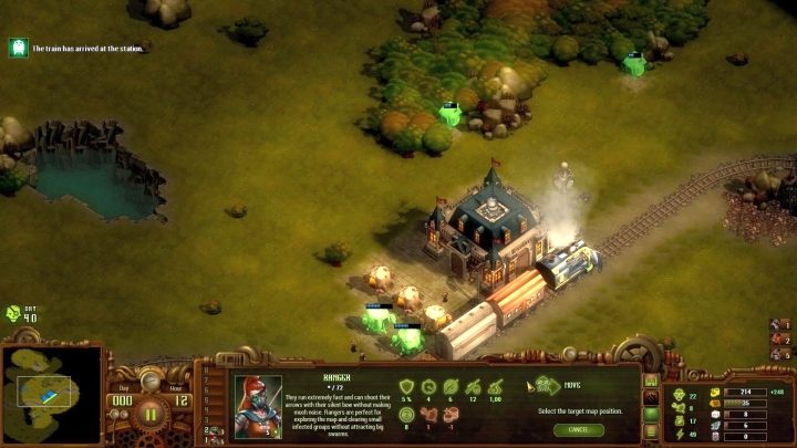 Rozbudowa jest tutaj standardowa, nie trzeba się jednak martwić o atak wrogich jednostek. - Samotny Las (The Lonely Forest) | Solucja They Are Billions - They Are Billions - Poradnik Do Gry