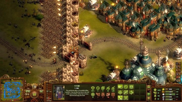 Dwa rzędy murów, trochę Zasieków i działek Osa powinno powstrzymać atak wrogów. - Samotny Las (The Lonely Forest) | Solucja They Are Billions - They Are Billions - Poradnik Do Gry