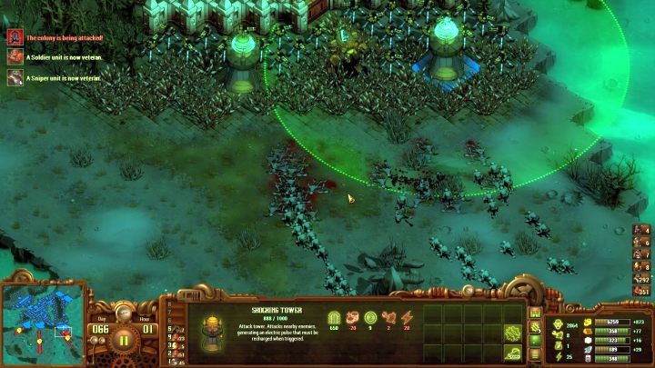 Budowle obronne są tak samo ważne, jak jednostki ustawione na wieżach. - 10 porad do They Are Billions | Poradnik dla początkujących - They Are Billions - Poradnik Do Gry