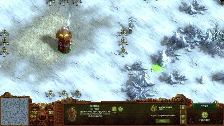 Zasieki (Stakes Trap) świetnie się tutaj spisują, spowalniając i raniąc wrogów. - Horda zarażonych #5 (Infected Swarm #5) | Solucja They Are Billions - They Are Billions - Poradnik Do Gry