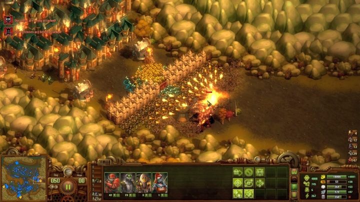 Podczas finałowej hordy, Zainfekowani Mutanci zaatakują kolonię. - Misja Zakazany Las | Solucja They Are Billions - They Are Billions - Poradnik Do Gry