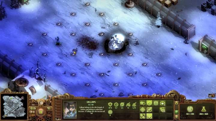 Zwykłych wrogów też możesz ściągnąć na miny. - Misja 06 - Fabryka Broni (The Weapons Factory) | Solucja They Are Billions - They Are Billions - Poradnik Do Gry