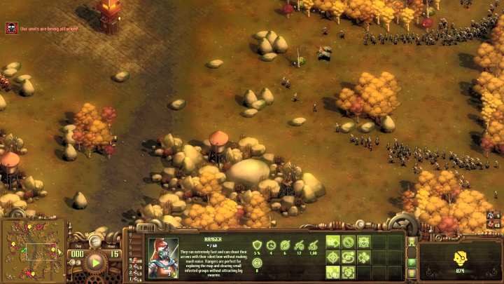 Jeśli chcesz, możesz wykorzystać Zwiadowczynie do odciągania uwagi części wrogów. - Horda Zarażonych #1 (Infected Swarm #1) | Solucja They Are Billions - They Are Billions - Poradnik Do Gry