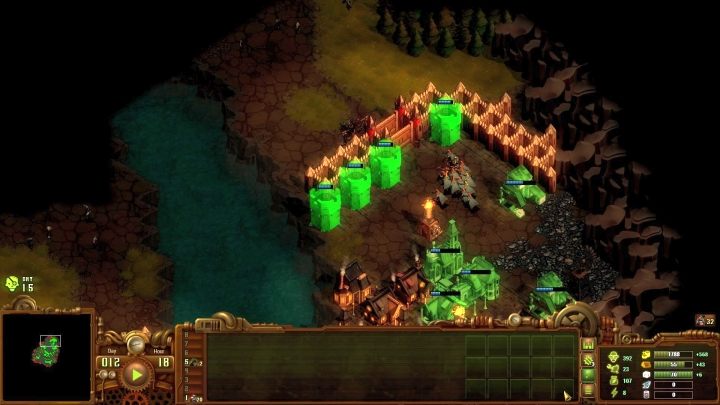 Przy północno-wschodniej ścieżce znajdziesz złoże żelaza - rozpocznij jego pozyskiwanie możliwie najszybciej. - Misja 08 - Wąski Szlak (The Narrow Pass) | Solucja They Are Billions - They Are Billions - Poradnik Do Gry