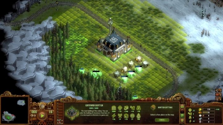 Początkowa rozbudowa kolonii. - Misja 10 - Terytorium Olbrzyma | Solucja They Are Billions - They Are Billions - Poradnik Do Gry