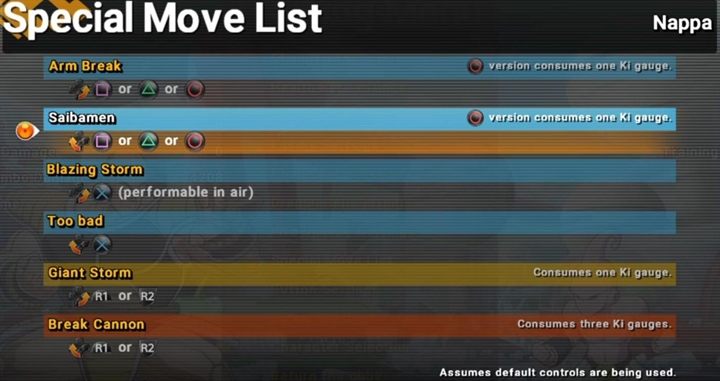 2 - Nappa | Postacie DB Fighter Z - Dragon Ball FighterZ - poradnik do gry