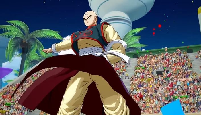 Tien jest najsilniejszym uczniem Żurawiego Pustelnika i Tao - Tien | Postacie DB Fighter Z - Dragon Ball FighterZ - poradnik do gry