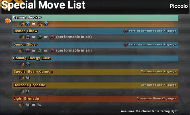 1 - Piccolo (Szatan Serduszko) | Postacie DB Fighter Z - Dragon Ball FighterZ - poradnik do gry
