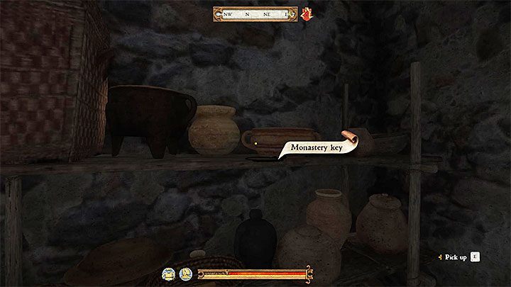 Pierwszy sposób na zdobycie uniwersalnego klucza do klasztoru to przeszukanie spiżarni, która sąsiaduje z jadalnią - Kingdom Come: Gdzie w klasztorze znaleźć wytrychy i uniwersalny klucz? - Kingdom Come Deliverance - poradnik do gry