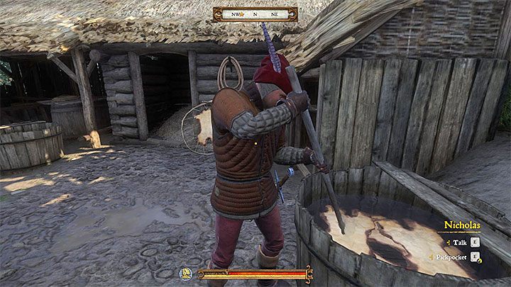 Mistrz łowczy Mikołaj Anioł (Nicholas) ma chatkę na wzgórzu w Talmberku - Kingdom Come: Jak odblokować trofeum Mistrz łowczy? - Kingdom Come Deliverance - poradnik do gry