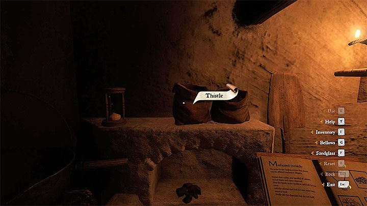 Krok 3 - Odszukaj po prawej stronie oset i umieść go w kotle - Zaraza - wyleczenie mieszkańców Merchojedów | Zadania poboczne w Kingdom Come - Kingdom Come Deliverance - poradnik do gry