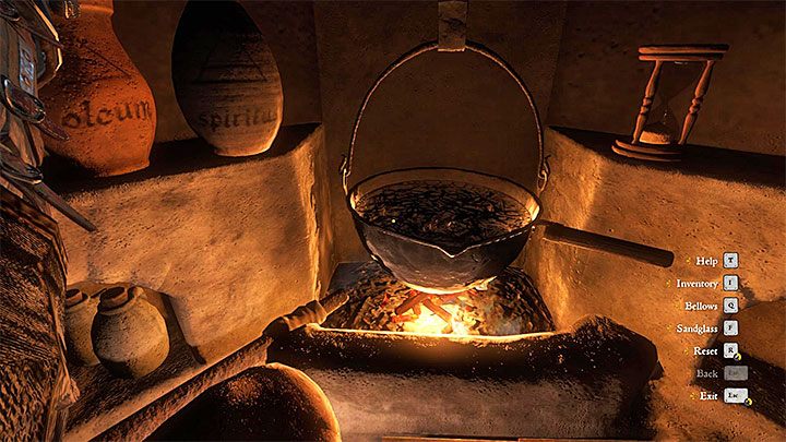 Krok 7 - Zacznij ponownie używać miecha do momentu pojawienia się bąbelków na powierzchni wody - Zaraza - wyleczenie mieszkańców Merchojedów | Zadania poboczne w Kingdom Come - Kingdom Come Deliverance - poradnik do gry