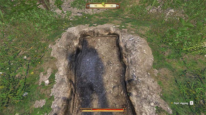 Twoim pierwszym zadaniem jest odkopanie zwłok osoby, do której należał pierścień, choć jest to opcjonalny krok - Rataje | Zadania poboczne Kingdom Come - Kingdom Come Deliverance - poradnik do gry