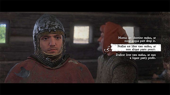 Po obejrzeniu filmu (awansujesz przy okazji na 1 poziom umiejętności Czytanie) usiądź przy stole i przeczytaj leżącą na nim pierwszą książkę - Użyce | Zadania poboczne Kingdom Come - Kingdom Come Deliverance - poradnik do gry