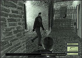 Na początek przedostań się do ciemnego zaułka z lewej - Etap 2 (2) | Police Station | Tom Clancys Splinter Cell - Tom Clancys Splinter Cell - poradnik do gry