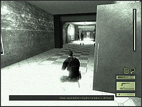 Poczekaj, aż strażnik sobie pójdzie - Etap 1 (1) | Defense Ministry | Tom Clancys Splinter Cell - Tom Clancys Splinter Cell - poradnik do gry