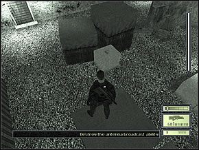 Podejdź do pomieszczenia z dwoma śmietnikami - Etap 1 (1) | Abattoir | Tom Clancys Splinter Cell - Tom Clancys Splinter Cell - poradnik do gry