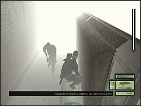 Jak tylko koło Ciebie przejdzie, wracaj do miejsca gdzie skakałeś - Etap 1 (3) | Abattoir | Tom Clancys Splinter Cell - Tom Clancys Splinter Cell - poradnik do gry