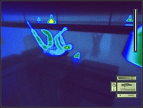 Tutaj musisz uważać na strażnika, który też słyszał Twój skok - Etap 1 (3) | Abattoir | Tom Clancys Splinter Cell - Tom Clancys Splinter Cell - poradnik do gry