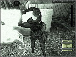 Trzeciego musisz złapać nim dotrze do zakładników, kładąc go ciosem w plecy - Etap 2 (2) | Abattoir | Tom Clancys Splinter Cell - Tom Clancys Splinter Cell - poradnik do gry