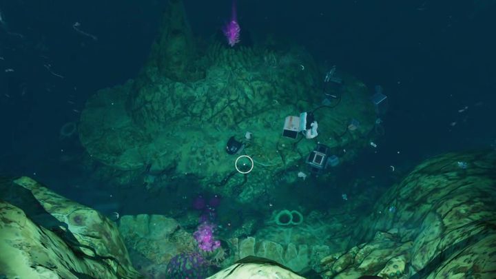 Jeśli dany przedmiot jest dostępny do zeskanowania to po podpłynięciu do niego, w prawym dolnym rogu pojawi się ikonka skanera - Subnautica Below Zero: Nowe schematy - jak odblokować? - Subnautica - poradnik do gry