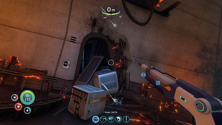 Dostanie się na pokład będzie możliwe, tylko wtedy, gdy zdobędziesz działko grawitacyjne (Propulsion Cannon) - Subnautica: Aurora - jak wejść do środka? - Subnautica - poradnik do gry