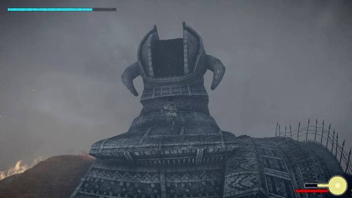 Na plecach kolosa możesz przez chwilę zregenerować siły - Kolos 16 - Malus | Solucja Shadow of the Colossus - Shadow of the Colossus - poradnik do gry