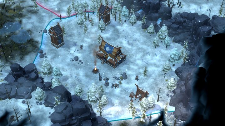 Jeden z dwóch posterunków Kruków. - Potyczka | Solucja do Northgard - Northgard - poradnik do gry