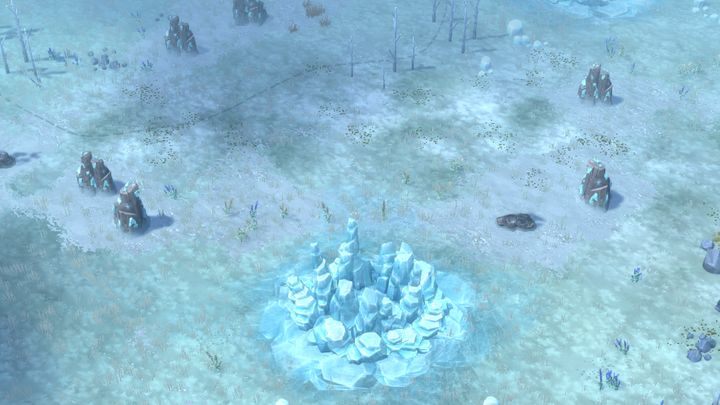 Mroźna stal jest surowcem powszechnie występującym na mapie. - Wstrząsy | Solucja do Northgard - Northgard - poradnik do gry