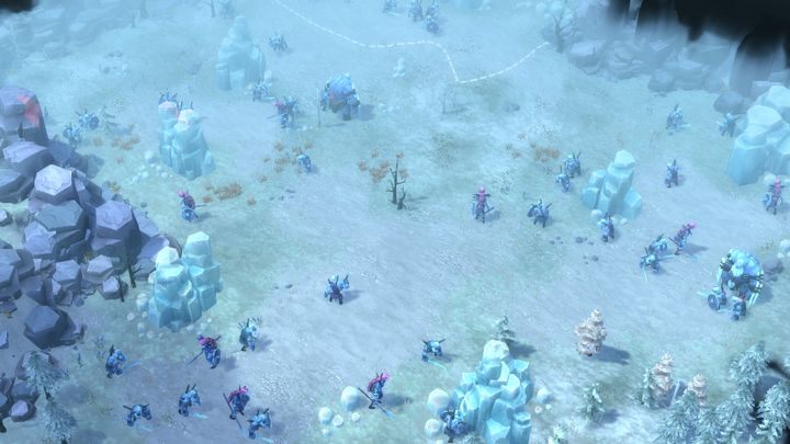 Armia nieumarłych strzegąca lodowego muru. - Fimbulvinter | Solucja do Northgard - Northgard - poradnik do gry