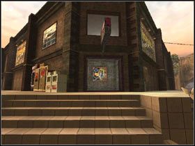 Przechodzimy przez tunel i po prawej stronie jest budynek - [MONDAY] część 3 | Postal 2 - Postal 2 - poradnik do gry