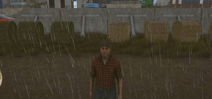 Bele siana i trawy stojące przy pryzmie na trawę - Trawa i kiszonka w Pure Farming 2018 - Pure Farming 2018 - poradnik do gry