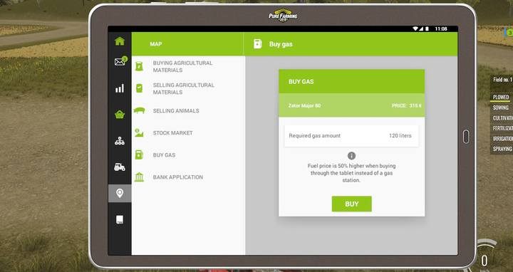 Za 50% dodatkowej opłaty twój pojazd zostanie zatankowany zdalnie - Co jeśli skończy się paliwo w Pure Farming 2018? - Pure Farming 2018 - poradnik do gry