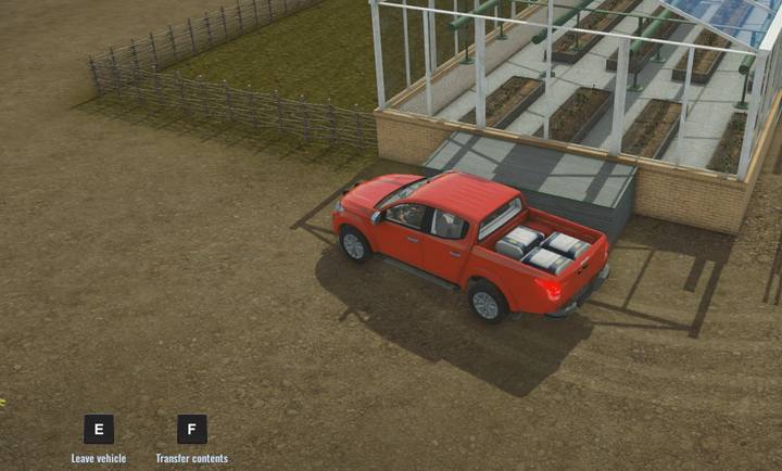 Nawóz dostarczasz do drewnianej skrzyni przy ściance cieplarni - Cieplarnia, małe zwierzęta i inwestycje, solucja Pure Farming 2018 - Pure Farming 2018 - poradnik do gry