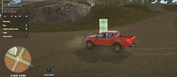 Farmer znajduje się na skrzyżowaniu, na północ od twojej siedziby - Cieplarnia, małe zwierzęta i inwestycje, solucja Pure Farming 2018 - Pure Farming 2018 - poradnik do gry