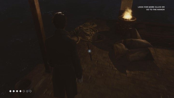 Po zdobyciu informacji z listu możesz od razu udać się na zamek - po prostu skieruj się na schody, gdzie wcześniej rozmawiałeś z lokajem - Rozdział 1 Off the coast of England - Epizod 1 The Mad Ones - Solucja - The Council - poradnik do gry