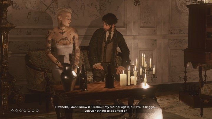 W tym przypadku, akcja przeniesie się do tajemniczego pokoju Elizabeth - Rozdział 4 Gorgon - Epizod 1 The Mad Ones - Solucja - The Council - poradnik do gry