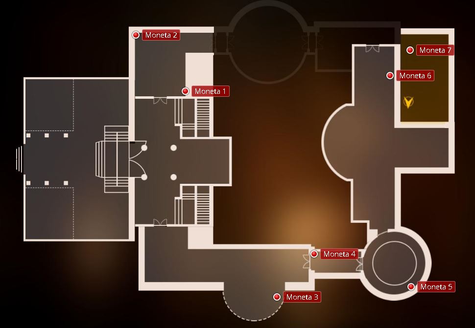 Po dwie pierwsze monety musisz udać się do salonu - Monety w The Council, Epizod 1 - The Council - poradnik do gry