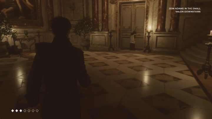 Znajdziesz się w pomieszczeniu z kominkiem, w którym byłeś w pierwszym rozdziale - Rozdział 2 Night stroll - Epizod 1 The Mad Ones - Solucja - The Council - poradnik do gry