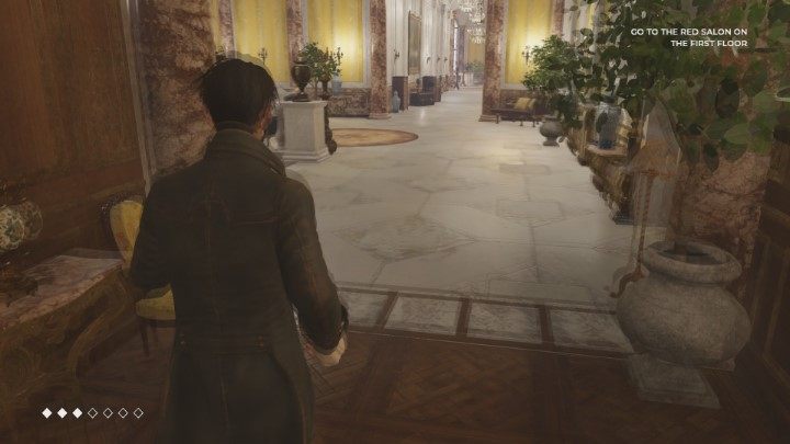 Po odczytaniu wiadomości od matki, lokaj zapuka do drzwi i zaprosi cię na posiłek - Rozdział 3 Wines and cannons - Epizod 1 The Mad Ones - Solucja - The Council - poradnik do gry