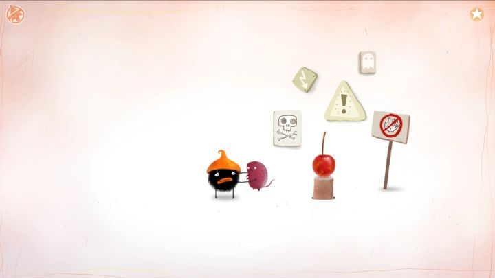 Wejdź kilka razy w interakcję z wiśnią, by zakończyć ten etap. - Część 2 | Opis przejścia Chuchel - Chuchel - poradnik do gry