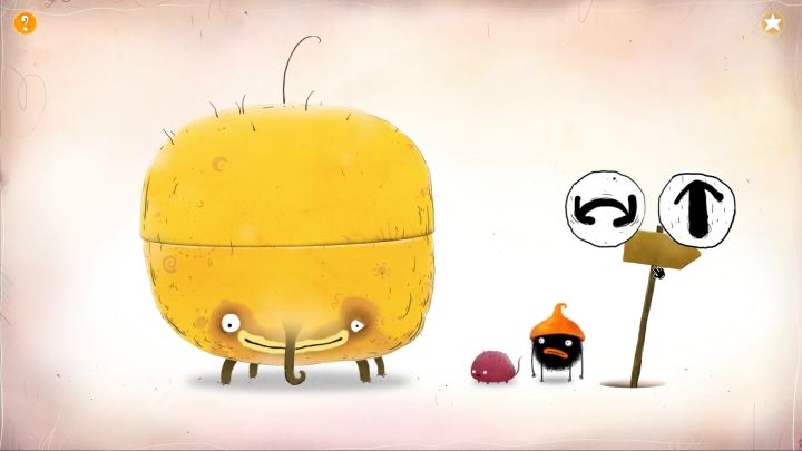 Wyciągnij drogowskaz z ziemi, wybierając drugą opcję interakcji. - Część 1 | Opis przejścia Chuchel - Chuchel - poradnik do gry