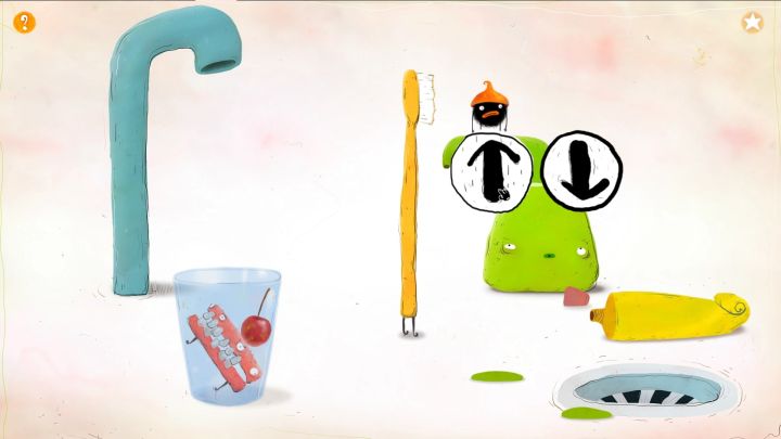 Potem wyciśnij trzy dawki mydła w płynie. - Część 6 | Opis przejścia Chuchel - Chuchel - poradnik do gry