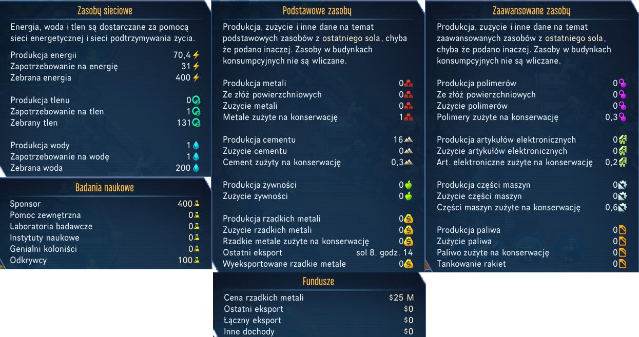 Często na powierzchni Marsa możesz znaleźć surowce w postaci metalu lub polimeru (formacje skalne) - Wydobywanie i przetwarzanie surowców w Surviving Mars | Rozgrywka - Surviving Mars - poradnik do gry