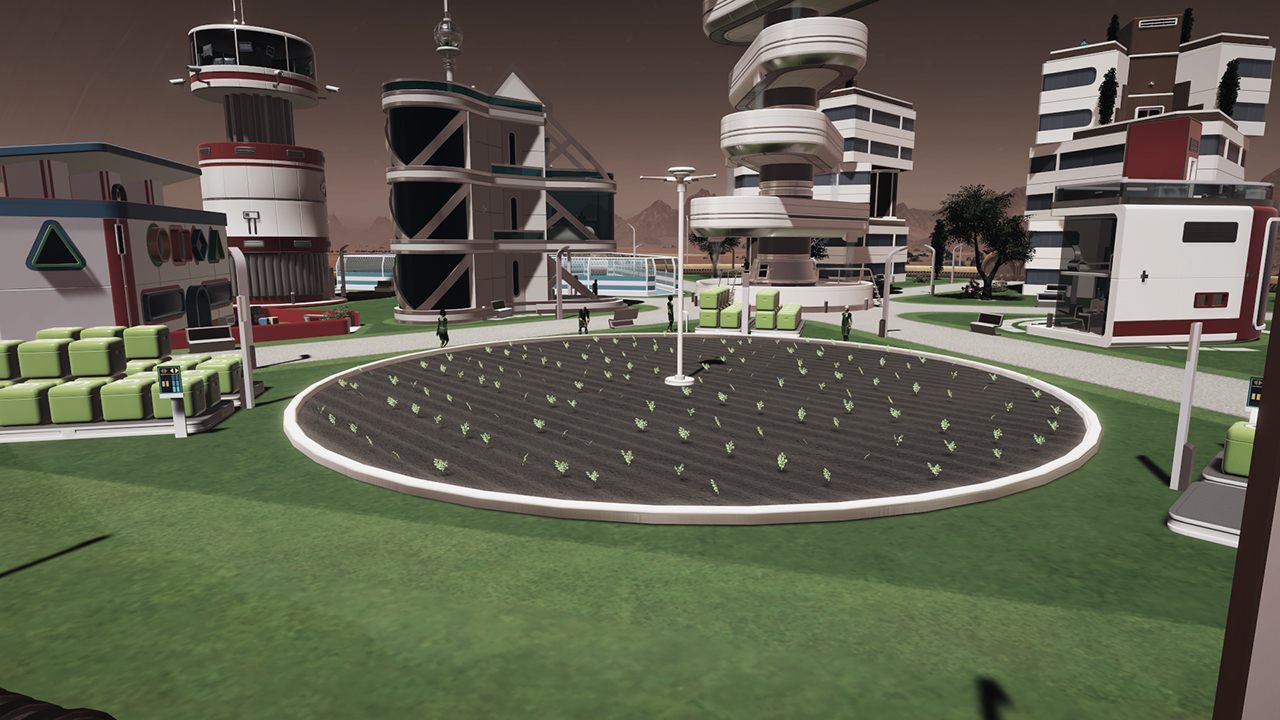 Farmy hydroponiczne są dobrym rozwiązaniem na samym początku gry, gdy nie będziesz miał dostępu do innych farm - Wydobywanie i przetwarzanie surowców w Surviving Mars | Rozgrywka - Surviving Mars - poradnik do gry